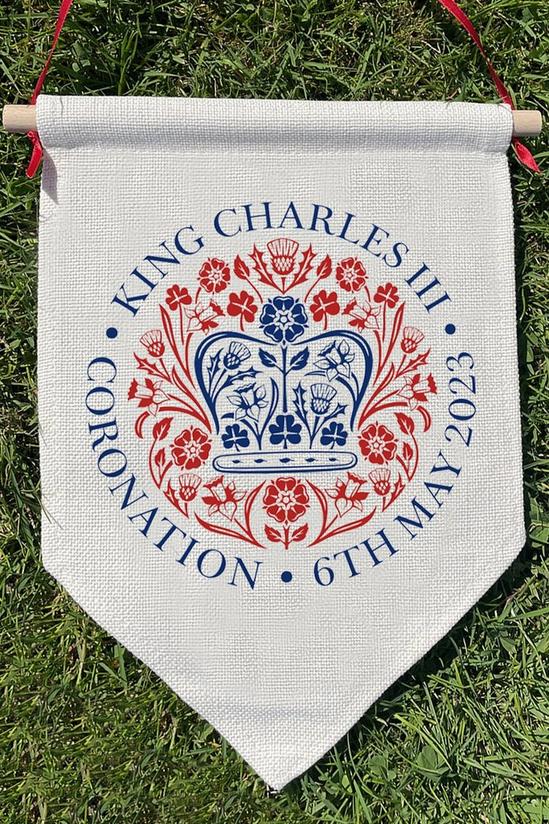 Love Lumi English King Charles Coronation Commemorative Pendant Garden Flag 1