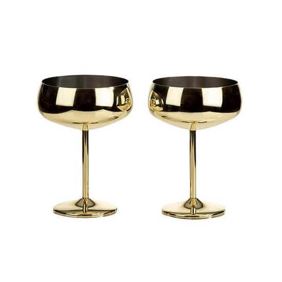 Madison & Mayfair Set of 2 Champagne Saucers 2