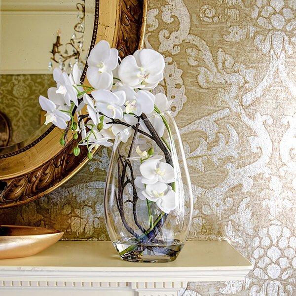 Orchid in Glass Vase