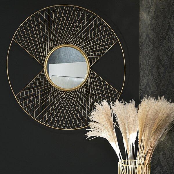 70cm Mirror with Metal Frame