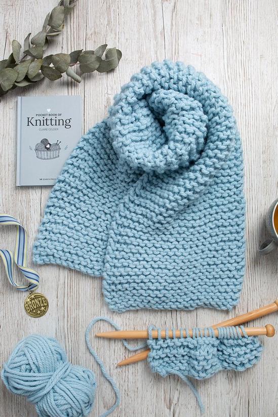 Wool Couture Scarf Knitting Kit + Knitting Pocket Book - Bronze Level 1