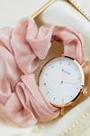 The Colourful Aura Pink Handmade Colour Women Elastic Strap Bracelet Wristwatch thumbnail 2