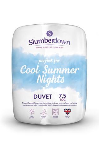 Product Cool Summer Nights 7.5 Tog Summer Duvet White