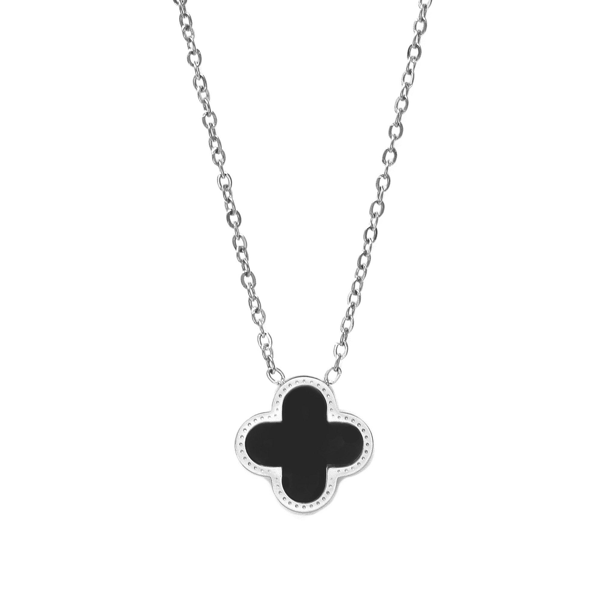 Luck Necklace Silver And Black