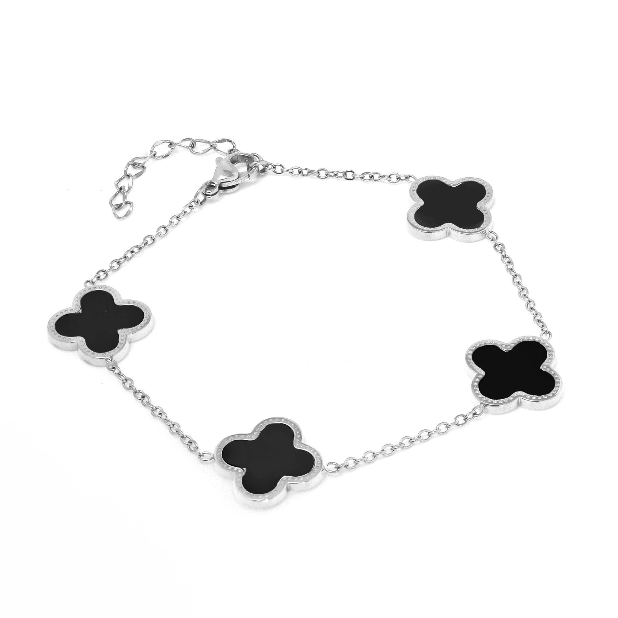 Luck Bracelet Silver And Black