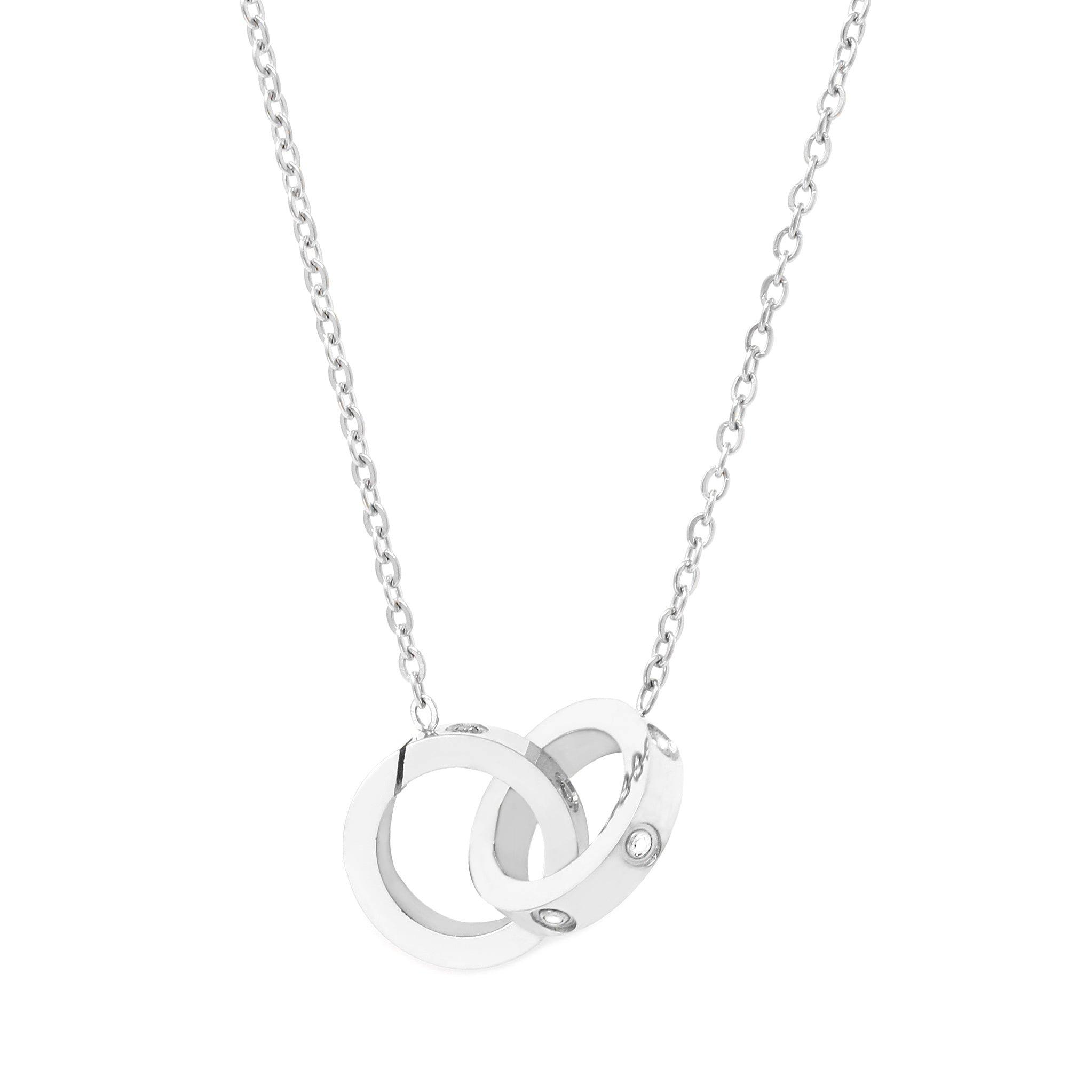 Locked In Forever Necklace Silver