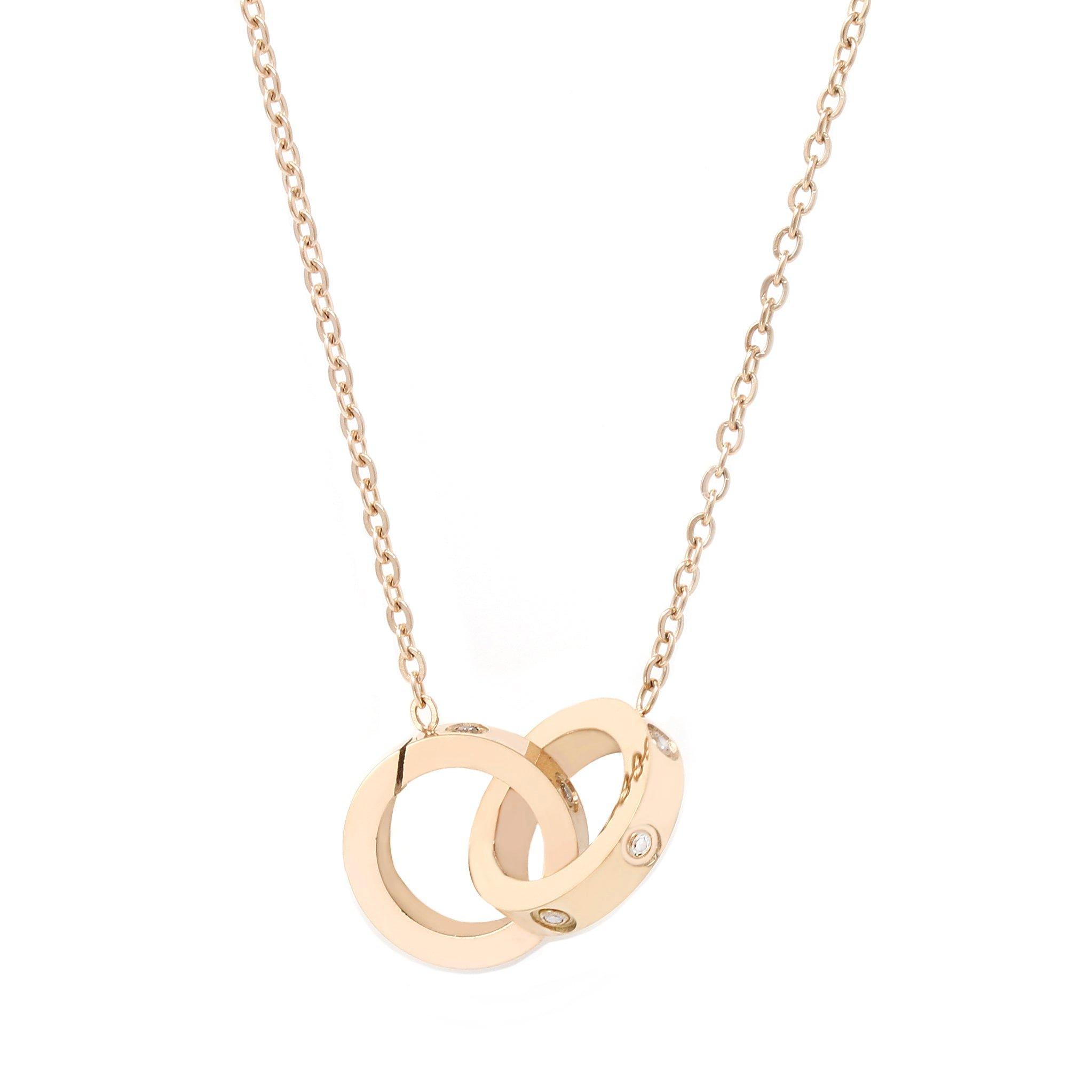 Locked In Forever Necklace Rose