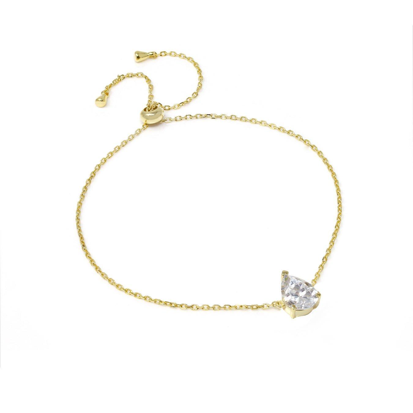 Pear Gold Bracelet