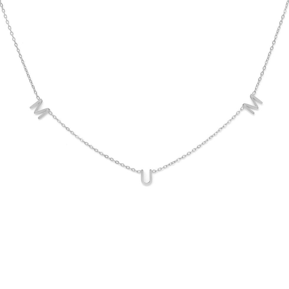Mum Necklace - Silver