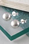 Otis Jaxon London Large Sterling Silver Ball Stud Earrings thumbnail 1