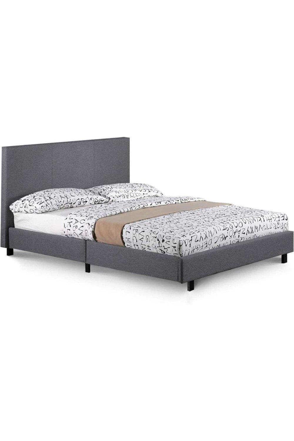 Bilancio Normal 3ft Grey fabric Bed