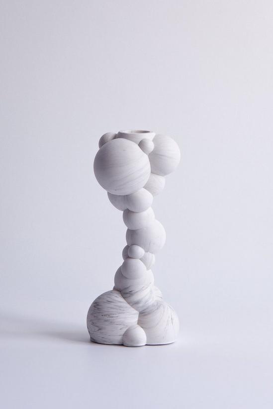 Extra&ordinary Design Molecule Tall Marble Candle Holder 2