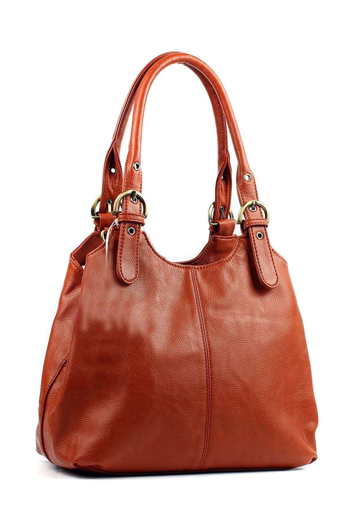 Leather crossbody bag Betty Jackson Brown in Leather - 25966131