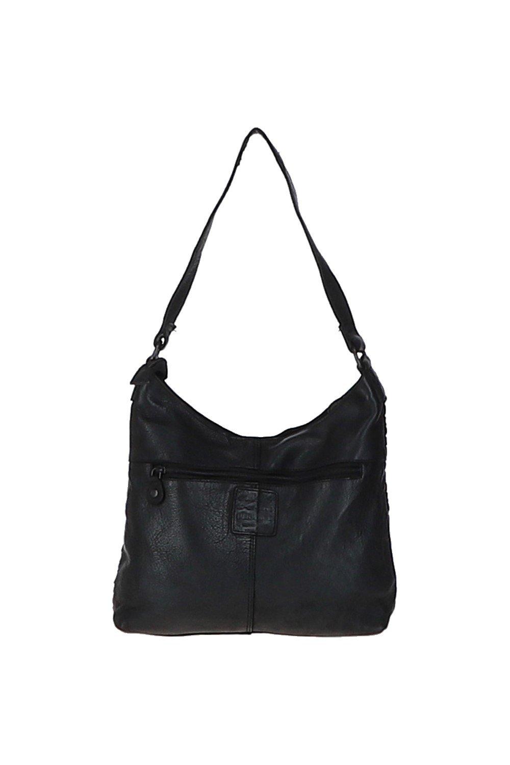Collection @ Debenhams medium soft black leather double sided shoulder bag