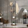 Rafaelo Mobilia Industrial Rustic Coat Stand With 2 Shelves thumbnail 1