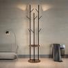 Rafaelo Mobilia Industrial Rustic Coat Stand With 2 Shelves thumbnail 4