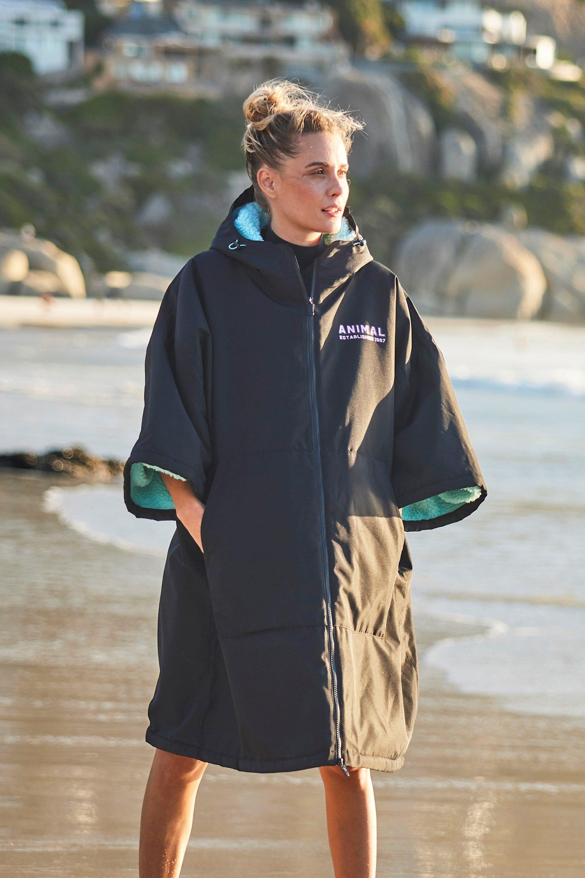 Misty  Recycled Waterproof Beach Parka  Zip Up Hooded Jacket