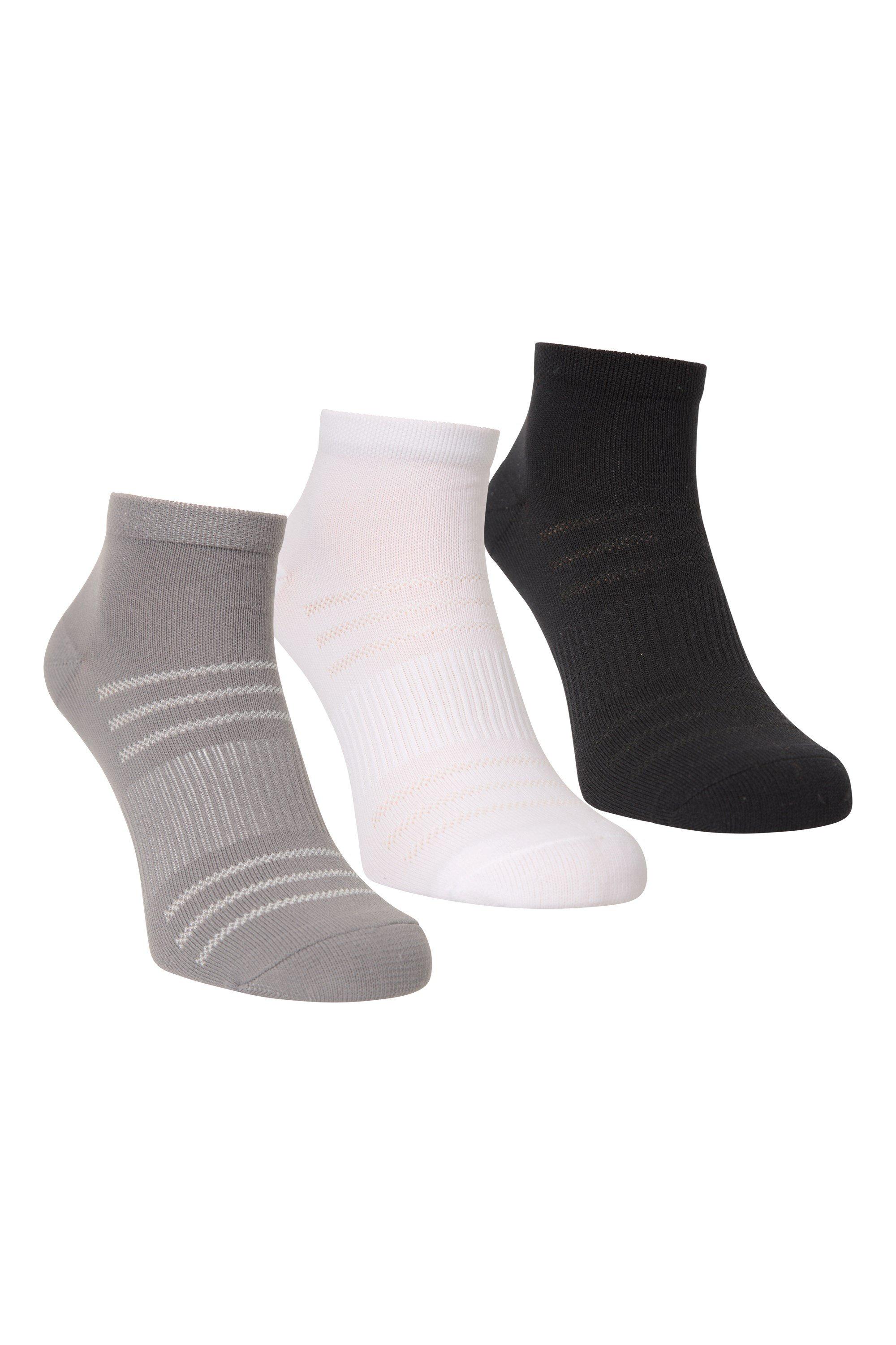 Trainer Socks Arch Support Warm Ankle Sock - Pack of 3