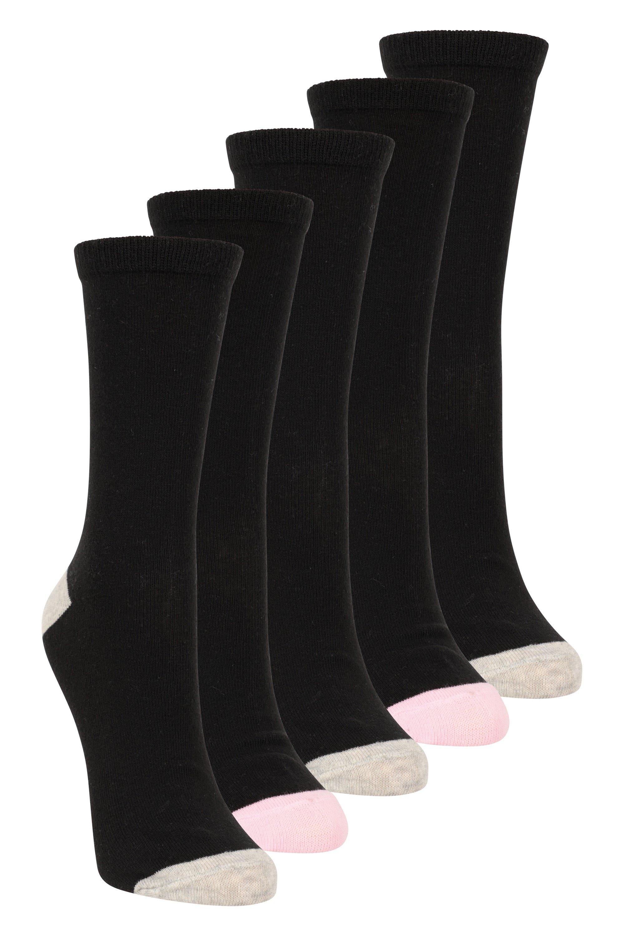 Polygiene Everyday Mid Calf Socks Stretchy 5 Pack