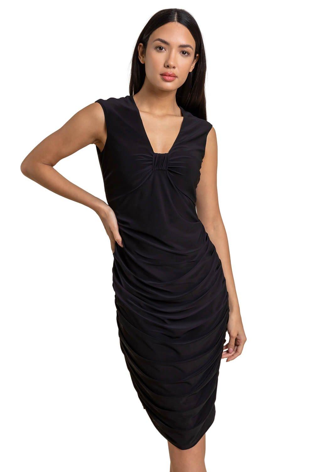 Knot Front Jersey Dress