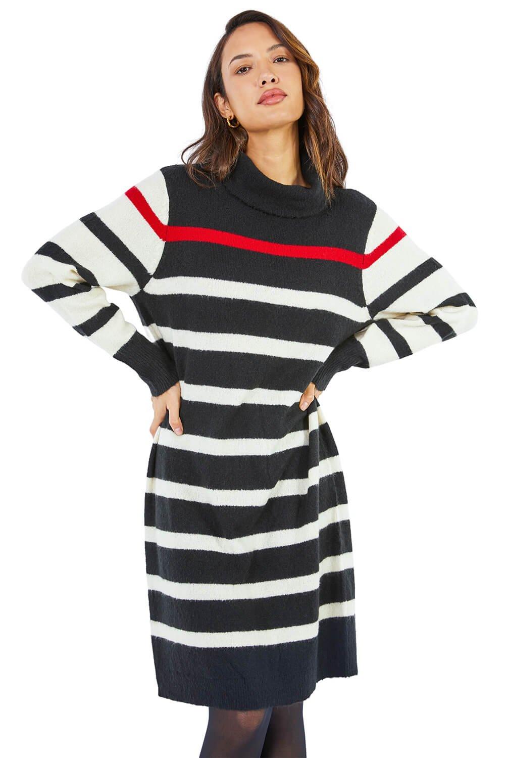 Relaxed Striped Jumper Dress