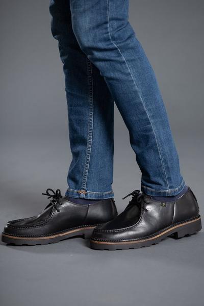 Leather 'Sheffield' Lace Up Wallabe Shoes