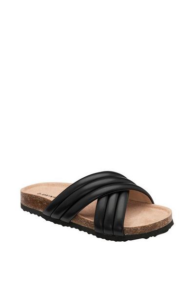 'Lois' Open-Toe Mule Sandals