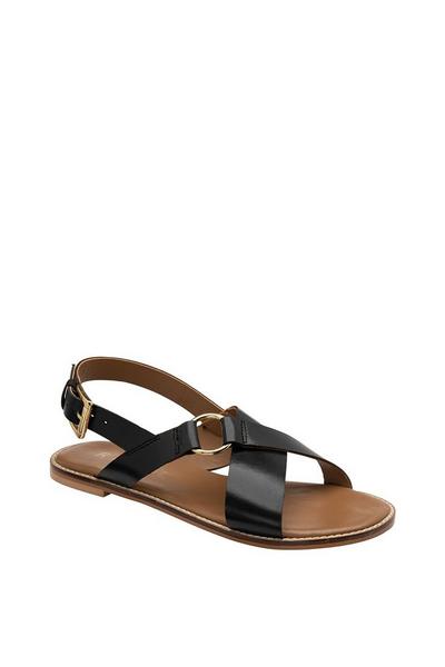 'Kelvan' Leather Flat Sandals