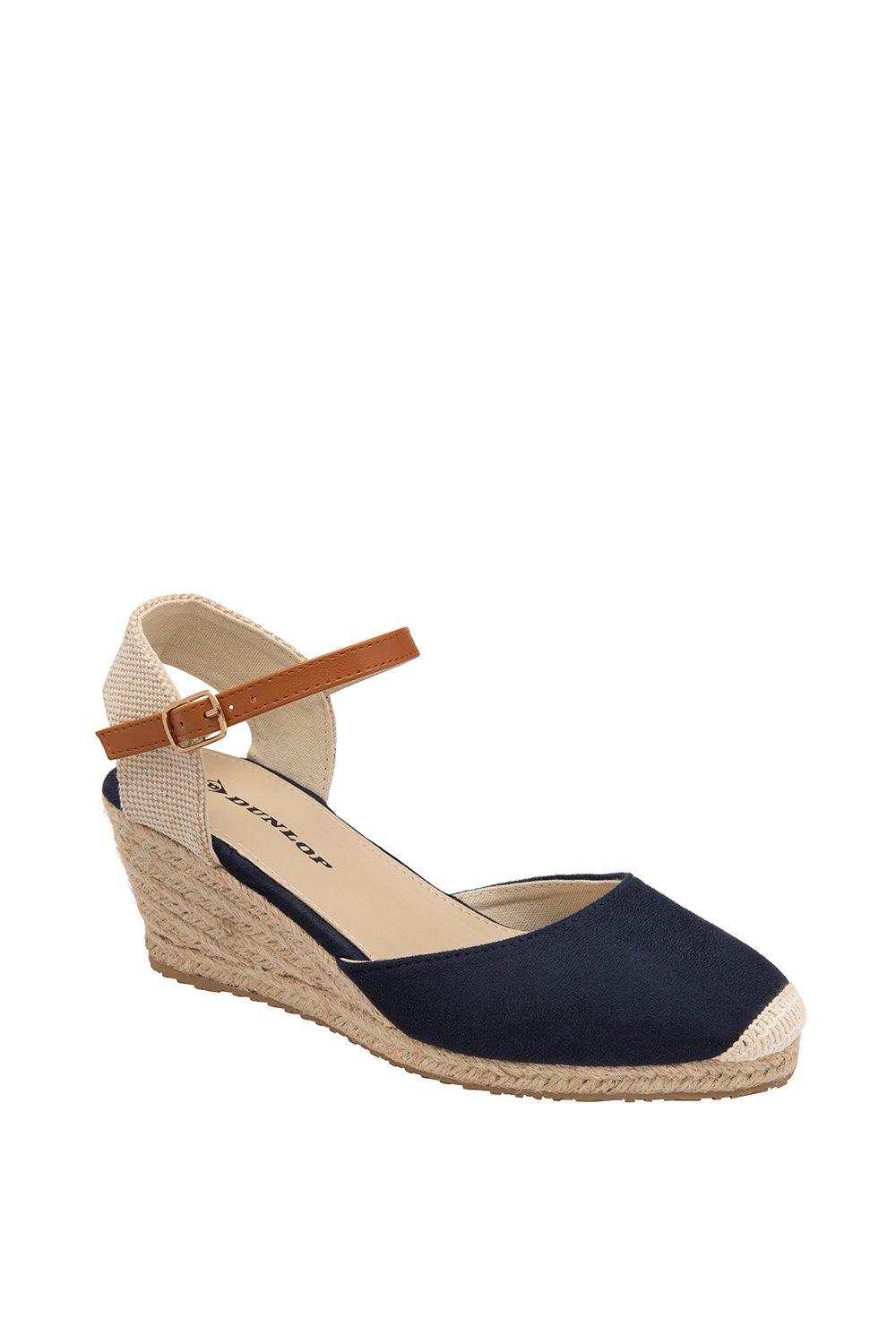 Sandals | 'Rana III' Espadrille Wedge Sandals | Dunlop