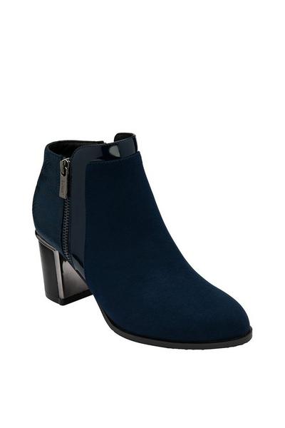 'Avril' Zip-Up Ankle Boots