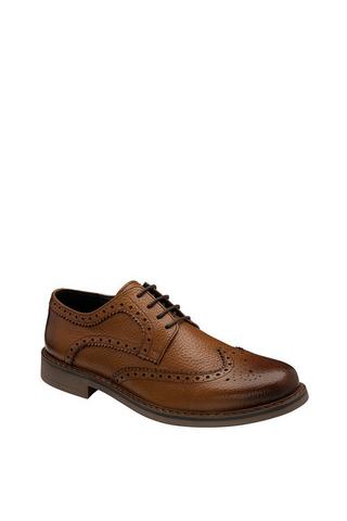 Product 'Moore' Leather Lace-Up Brogue Tan