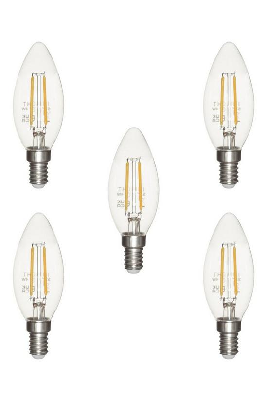 BHS Lighting Pack of 5 4W 5 E14 Small Edison Screw Candle LED Bulb 1