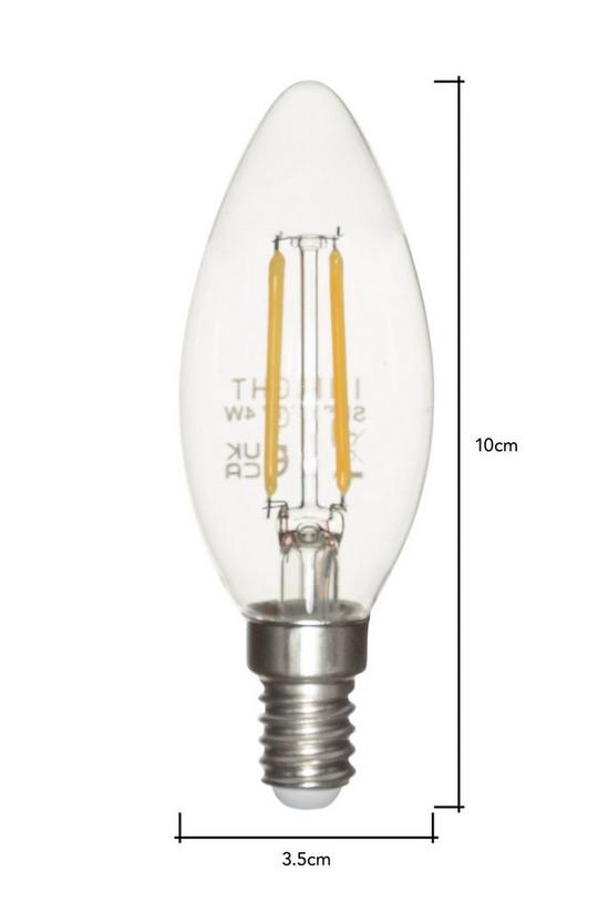 BHS Lighting Pack of 5 4W 5 E14 Small Edison Screw Candle LED Bulb 3