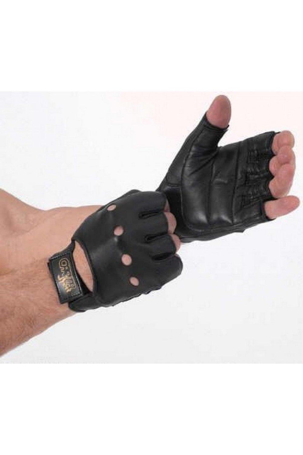 Carta Sport Leather Weightlifting Gloves|Size: L|black