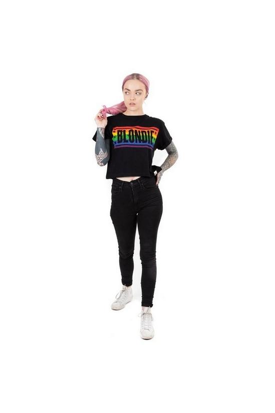 Blondie Rainbow Crop T-Shirt 4