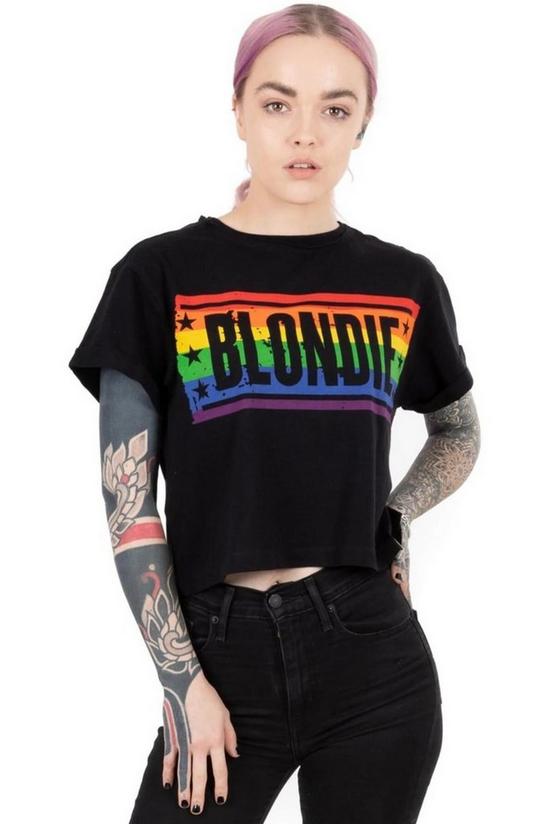 Blondie Rainbow Crop T-Shirt 5