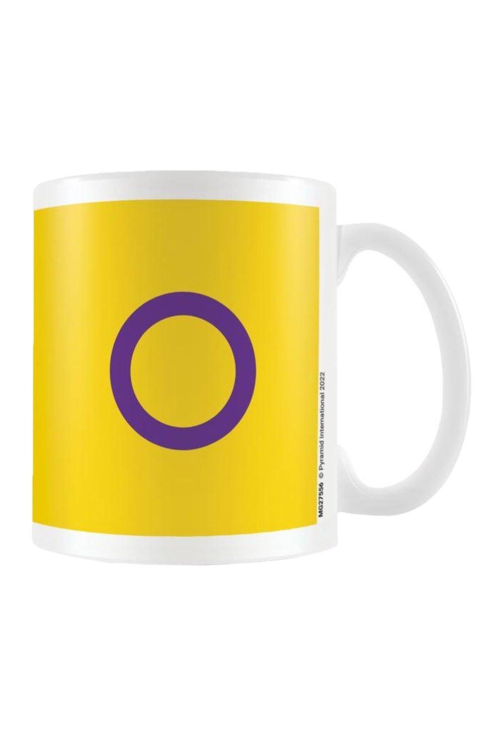 Photos - Mug / Cup Pride Intersex Flag Mug 