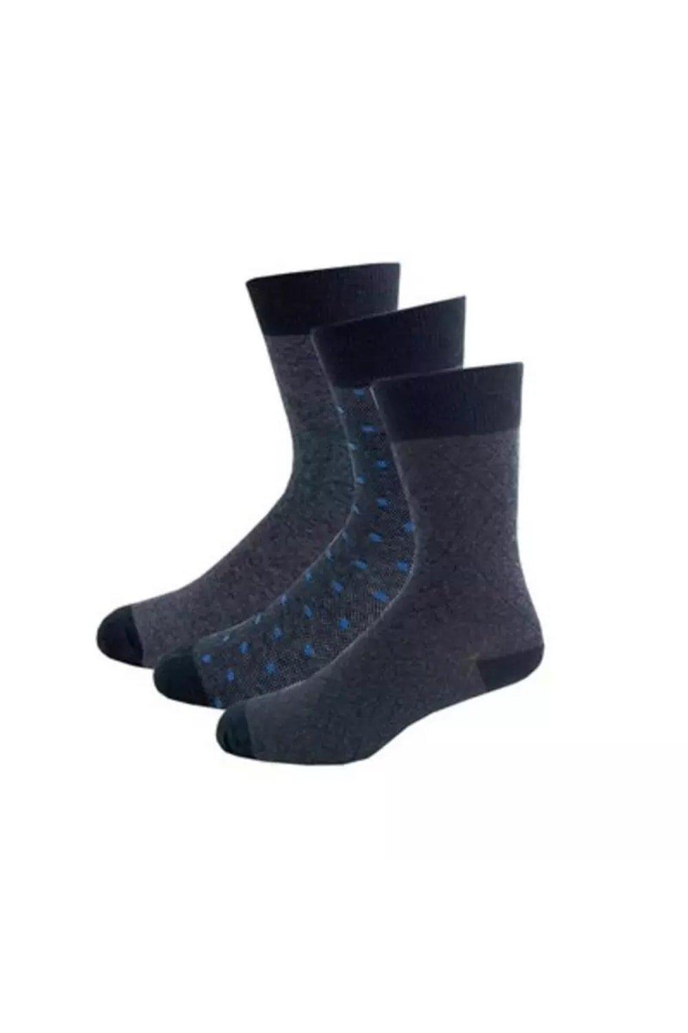 Patterned Socks (Pack Of 3)