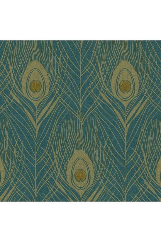 AS Creation Absolutely Chic Peacock Feather Wallpaper 1