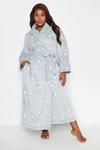 Yours Printed Maxi Dressing Gown thumbnail 1