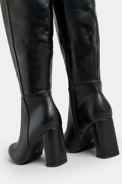 Wide & Extra Wide Fit Heeled Knee High Boots