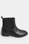 Yours Wide & Extra Wide Fit Faux Leather Elasticated Chelsea Boots thumbnail 4