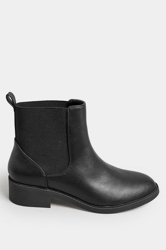 Yours Wide & Extra Wide Fit Faux Leather Elasticated Chelsea Boots 4