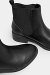 Yours Wide & Extra Wide Fit Faux Leather Elasticated Chelsea Boots thumbnail 5