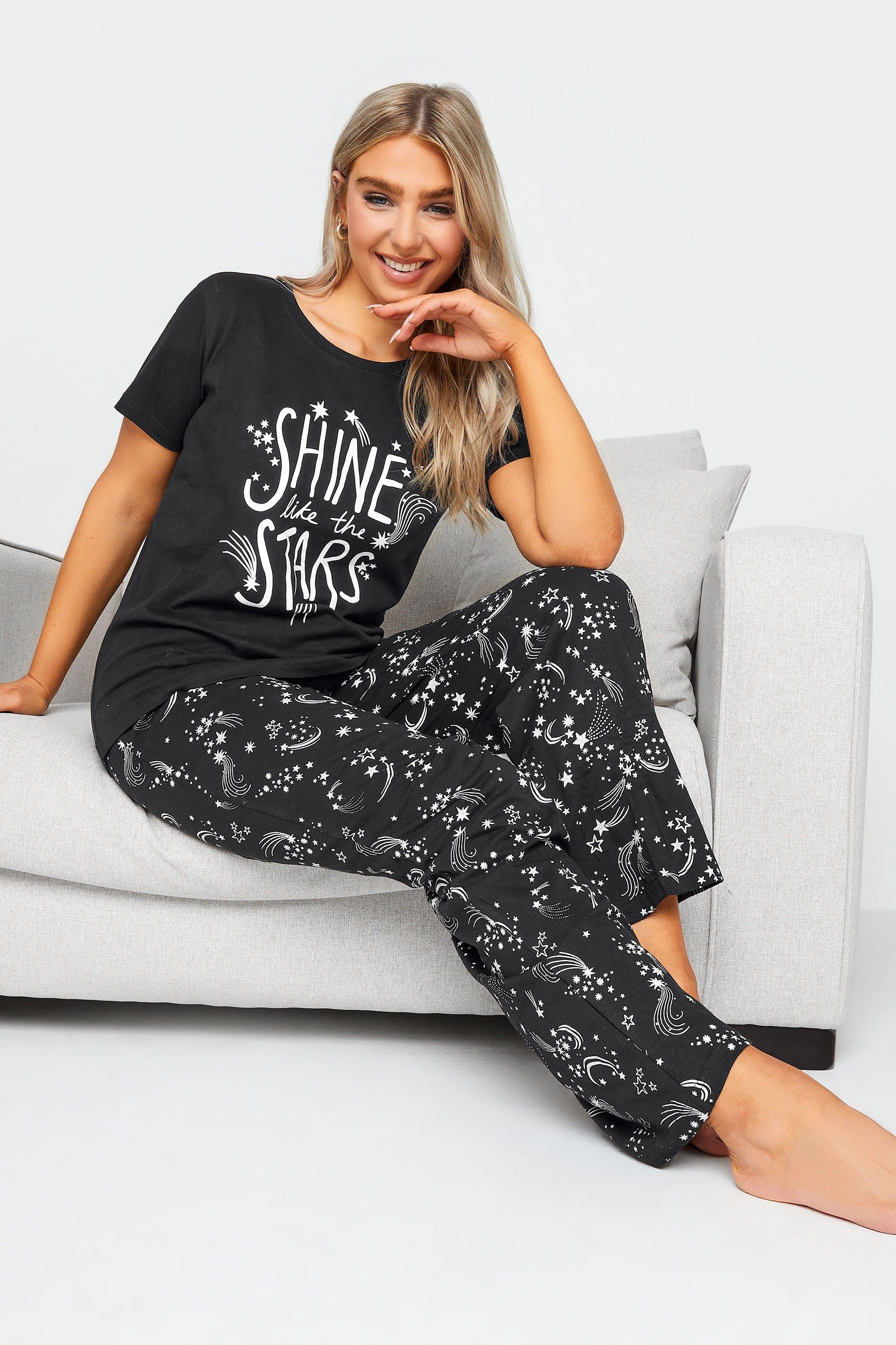 'Shine Like the Stars' Slogan Pyjama Set