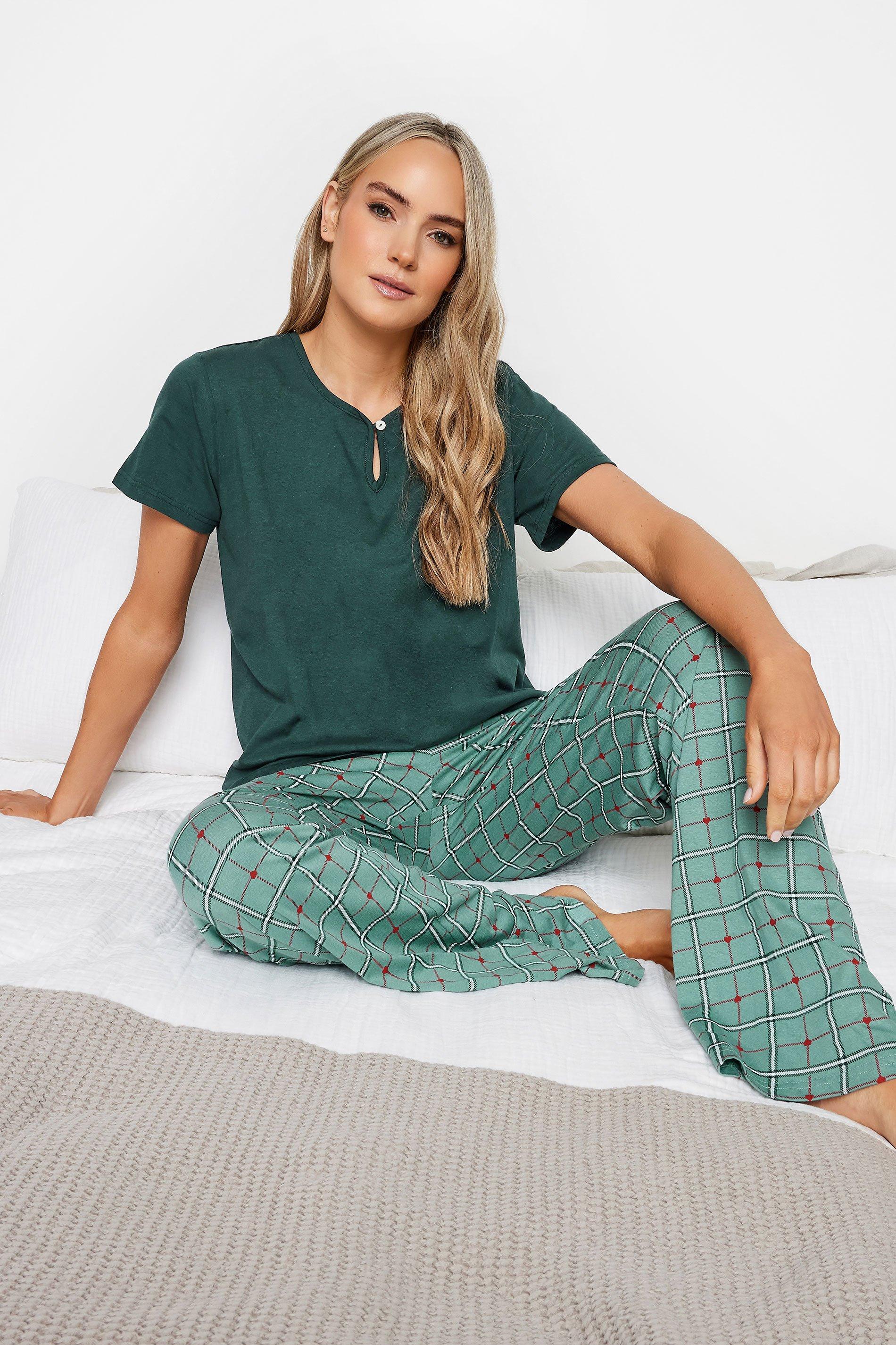 Tall Check Print Pyjama Set