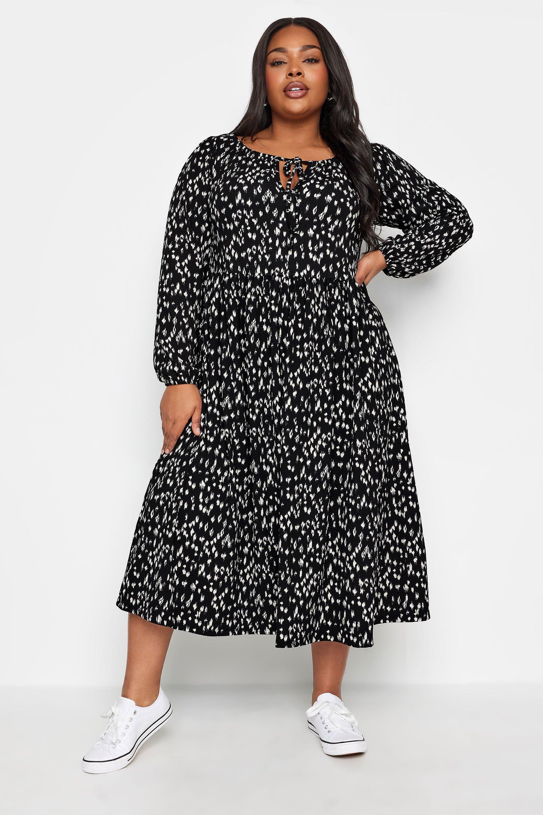 Plus Size swirl print midaxi dress plus size dress plus size maxi