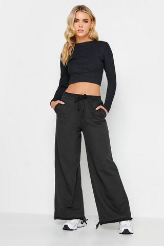 Principal - Wide Leg Joggers in Washed Black