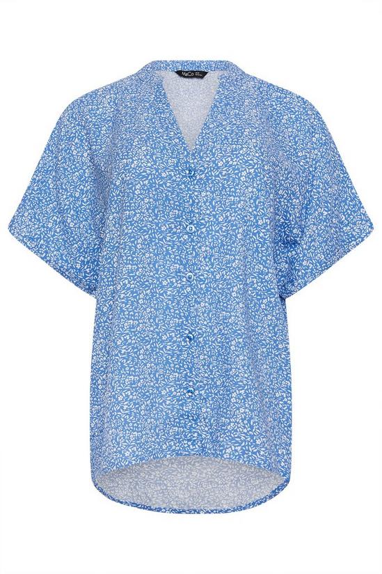 M&Co Floral Print Button Through Shirt 2