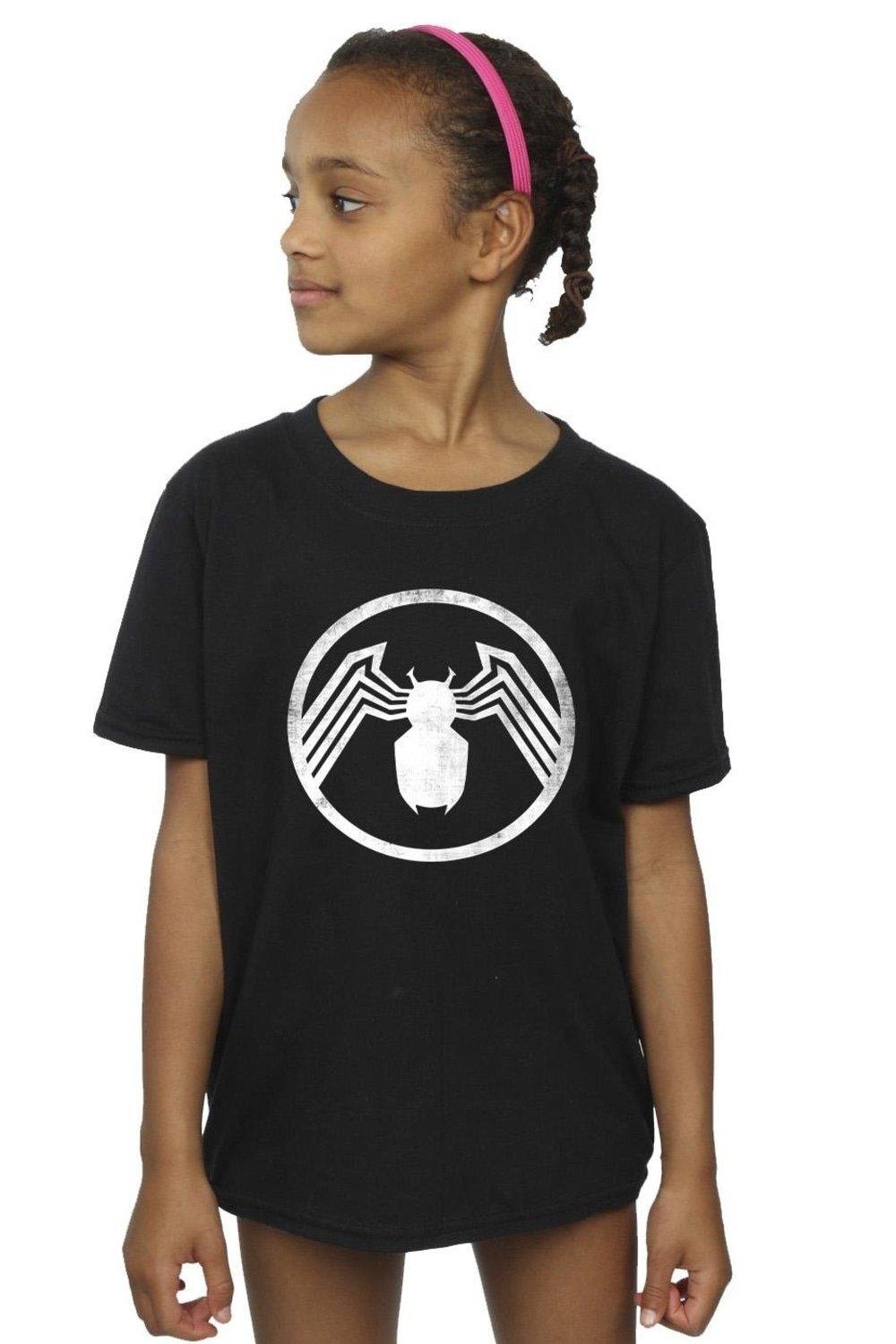 Venom Logo Emblem Cotton T-Shirt